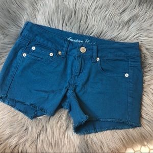 American Eagle Colored Stretch Denim Shorts